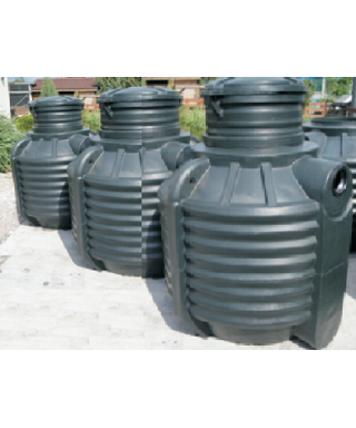 Oczyszczalnia OP-3000/7  3x1000l, wlot fi160, nadstawka NZ-50 przydomowa drenażowa