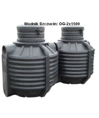 Oczyszczalnia OP-2000/5  2x1000l, wlot fi160, nadstawka NZ-30 przydomowa drenażowa