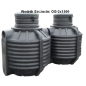Oczyszczalnia OP-2000/5 2x1000l, wlot fi160, nadstawka NZ-50 przydomowa drenażowa Oczyszczalnia OP-2000/5 2x1000l, wlot fi160, nadstawka NZ-50 przydomowa drenażowa