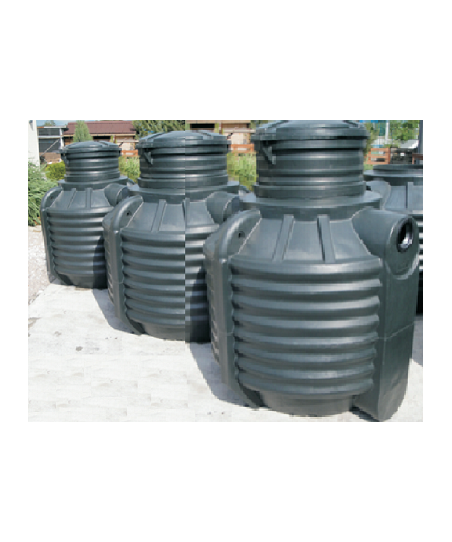 Oczyszczalnia OP-3000/7  3x1000l, wlot fi160, nadstawka NZ-30 przydomowa drenażowa