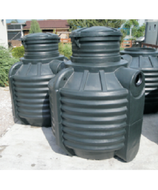 Oczyszczalnia OP-3000/7  2x1500l, wlot fi160, nadstawka NZ-30 przydomowa drenażowa