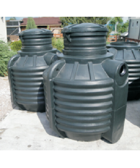 Oczyszczalnia OP-3000/7  2x1500l, wlot fi160, nadstawka NZ-30 przydomowa drenażowa